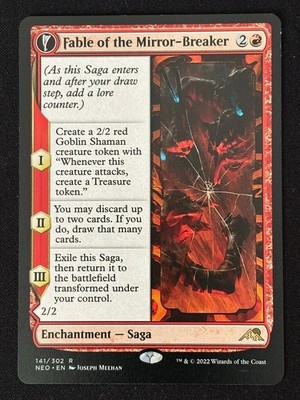 fable mtg card Magic The Gathering - Commander Masters - Narci, Singer Enchantment  Saga // Enchantment Creature  Goblin Shaman Rarity Fable of the Mirror-Breaker //