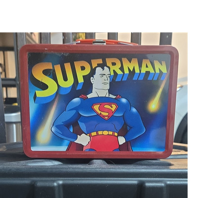 Echo Bridge Home Entertainment Superman TV Cartoon Classics Metal Lunchbox Tin