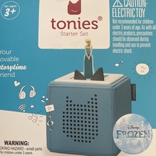 Tonies Starter Set Disney Frozen Toniebox Elsa Audio Player Blue NEW