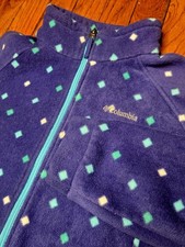 Columbia Girls XL 18-20 Fleece Zip-Up Coat Jacket Pullover Multicolor A3