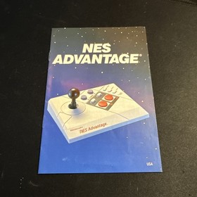 Authentic 1987 Nintendo NES Advantage Joystick Controller With Manual