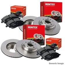 MINTEX Front & Rear Axle Brake Discs Set & Pads Fits Citroen C4 X Opel Peugeot