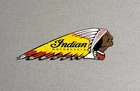 VINTAGE 12” INDIAN CYCLES PORCELAIN SIGN CAR OIL GAS MOTORCYCLE