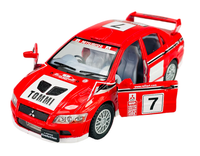 Kinsmart Mitsubishi Lancer Evolution Vii Red 1:36 No Box New Diecast Metal Model