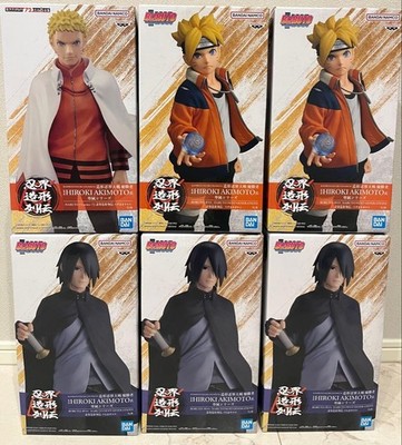 Naruto Prize Figures Set of 6 Naruto Sasuke Boruto BANDAI Japan