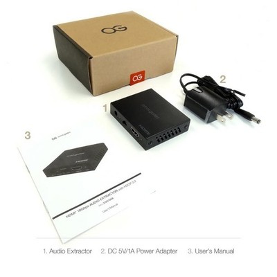 HDMI   18GBps AUDIO EXTRACTOR WITH HDCP 2.2 New