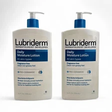 Lubriderm Daily Moisture Body Lotion With Shae + Glycerin 24 fl oz - 2 Count