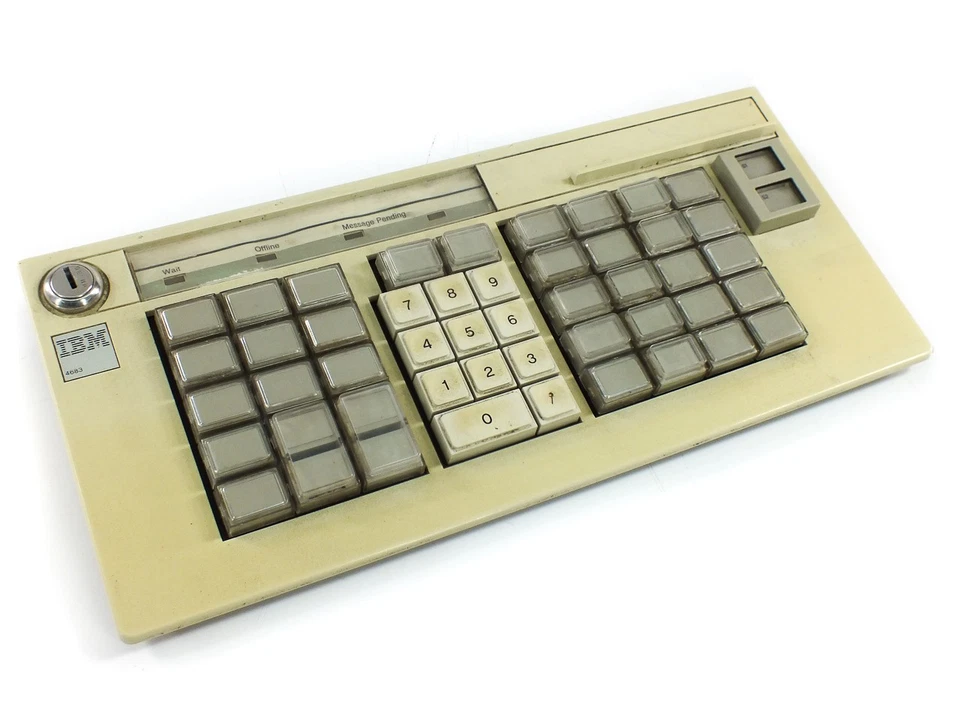 IBM 4683-P21 Programmable POS Keyboard 59G9063 - No Cable or Key - As Is 4783896 - Image 4 of 4