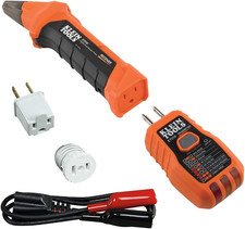 80016 Circuit Breaker Finder Tool Kit with Accessories, GFCI Outlet Tester, 2-Pi
