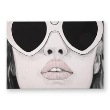 Begin Home Decor CODM1724IMUIEU 17 x 24 in. Mademoiselle in Pink - Figurative...