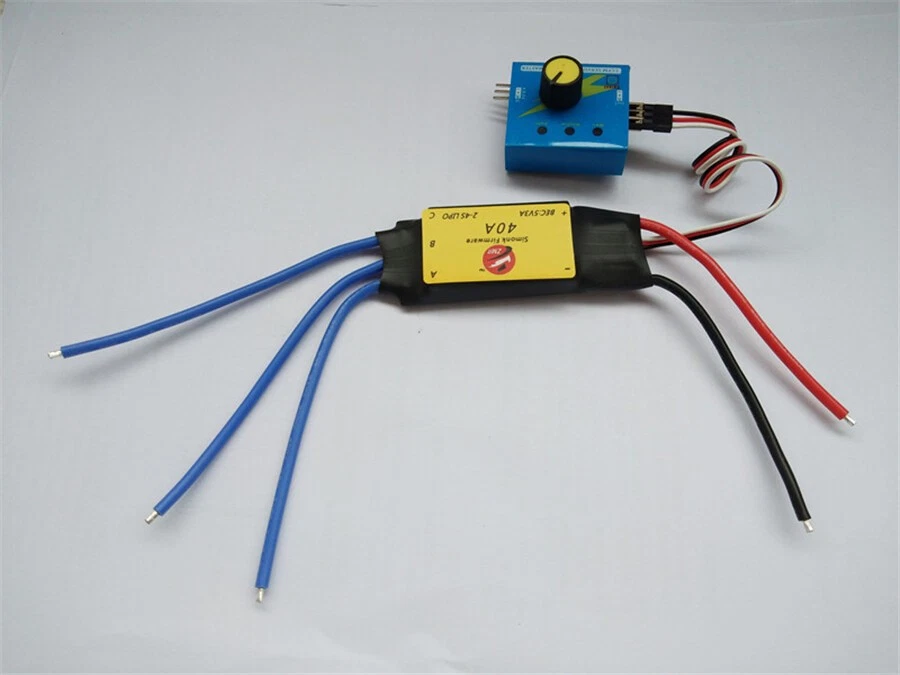 Controlador de accionamiento ESC 12V 40A 480W para turbo cargador elevador de potencia de turbina de automóvil Foto 2 de 4