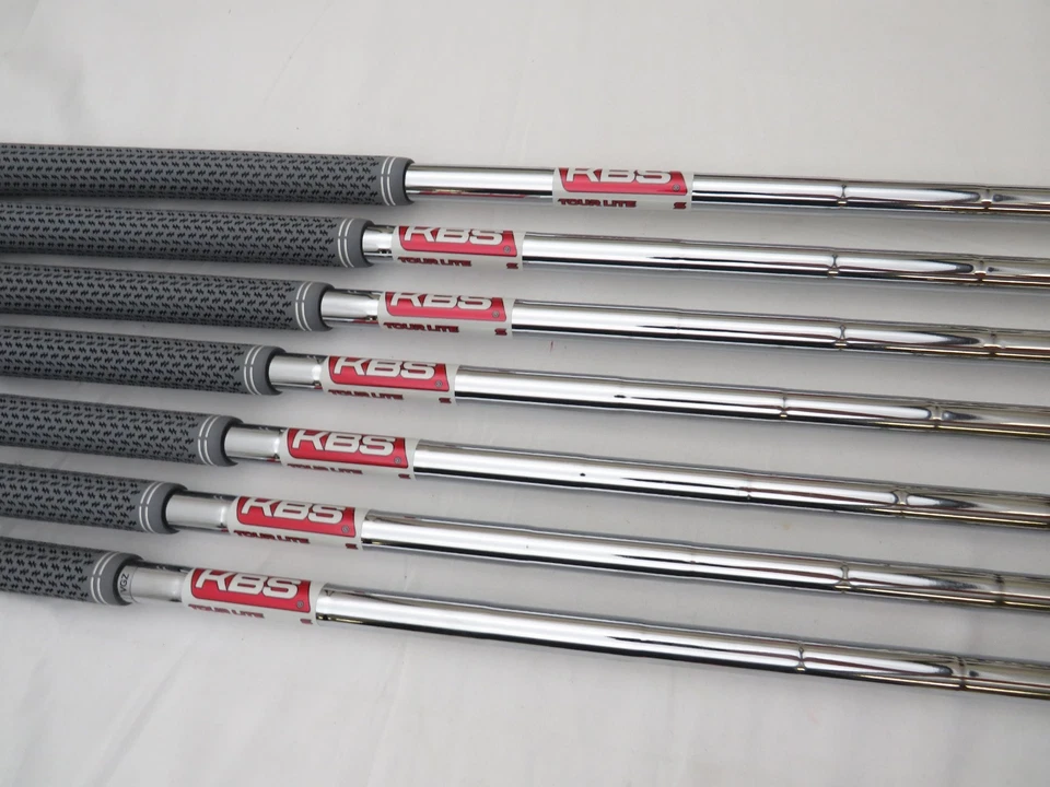 New LH Wilson Staff Dynapwr Iron Set 5-PW,GW KBS Tour Lite Stiff Flex Steel** - Image 4 of 4