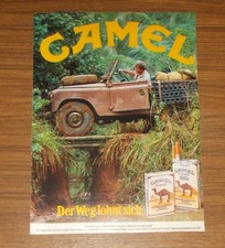 Seltene Werbung CAMEL - Der Weg lohnt sich 1987