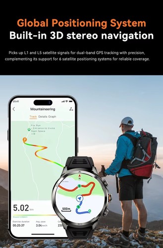 Reloj inteligente AMOLED, cámara, 3 GB+32 GB, Google Maps Youtube Tiktok WhatsApp - Imagen 5 de 14