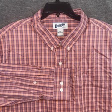 Duluth Trading Co Mens Plaid Button Down Shir...