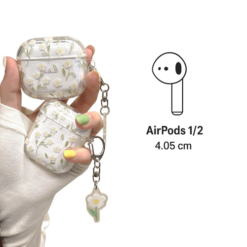 Case for Apple Airpods Pro 3 Clear Silicone Floral Earbuds Cover Gen 1 2 3 4 - Picture 15 of 15