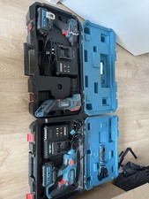 ERBAUER SDS IMPACT MULTI-TOOL EXT BRUSHLESS! 2 5ah BATTERIES AND 2  CHARGERS