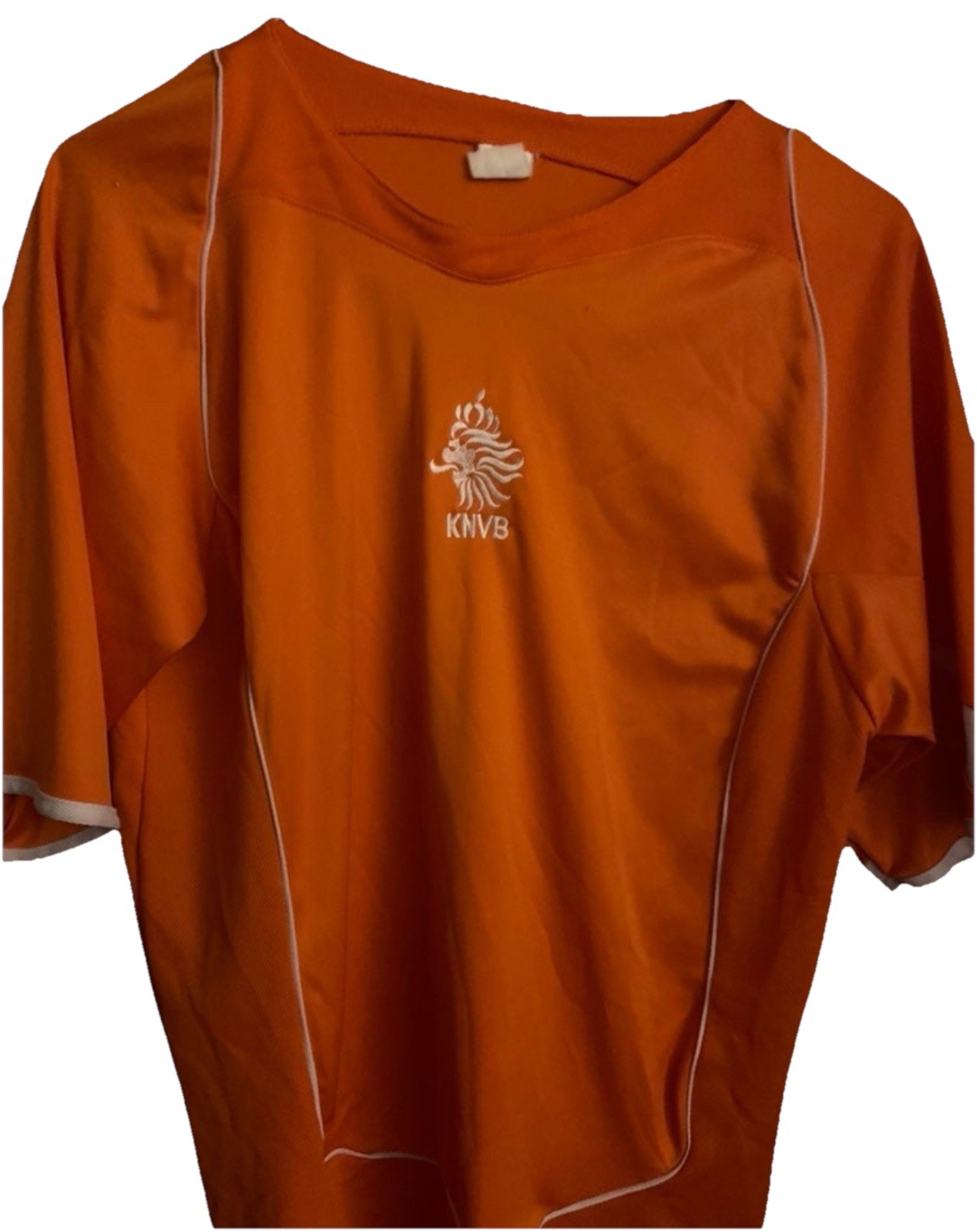 Mens Vintage KNVB Netherlands Orange FÚTBOL Soccer Jersey Size Large