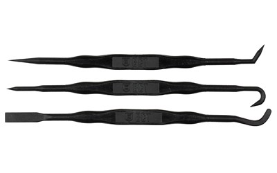 Breakthrough Double Ended Picks Fiber Reinforced Polymer 3 pack with Vinyl Pouch