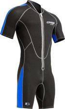 Lido Man Shorty Wetsuit 2Mm - Muta Shorty per Snorkeling, Nuoto E Sport Acquatic