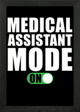 Medical Assistant Framed Wall Art Poster Canvas Print Picture