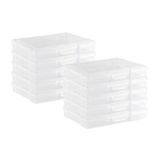Transparent 4" x 6" Photo Storage Boxes - Photo Organizer Cases Photo Keeper ...