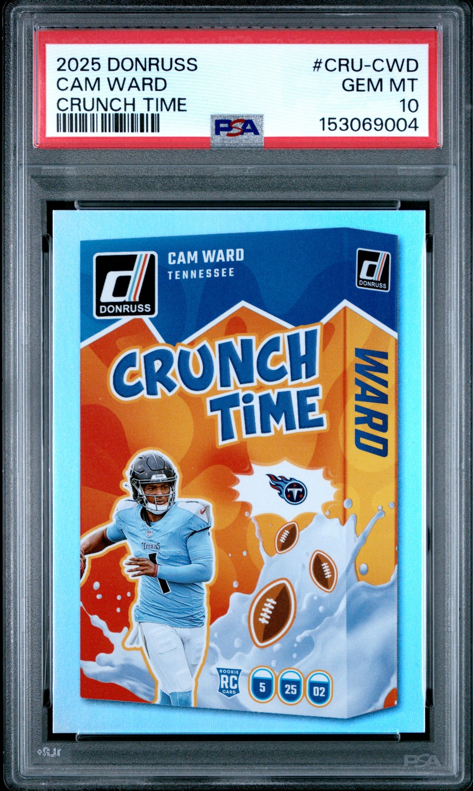 Cam Ward Panini Donruss Crunch Time #CRUCWD Base