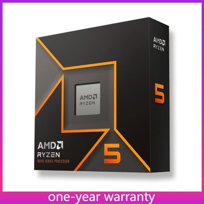  AMD Ryzen 5 9600X 5 R5 CPU AM5 Cores 12 Threads 3.9GHz 32MB 65W Processors New