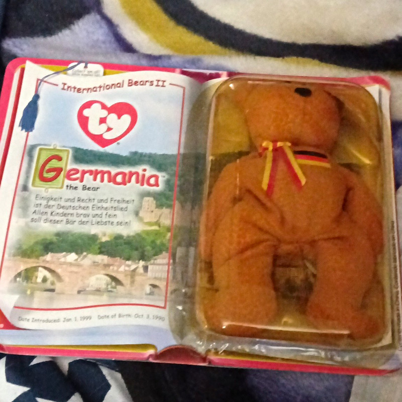 Ty McDonald’s Teenie Beanie Babies International Bears II Germania 2000