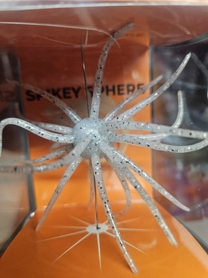 Spikey Sphere Coike Urchin Creature Bait Lure 19mm - White Pepper