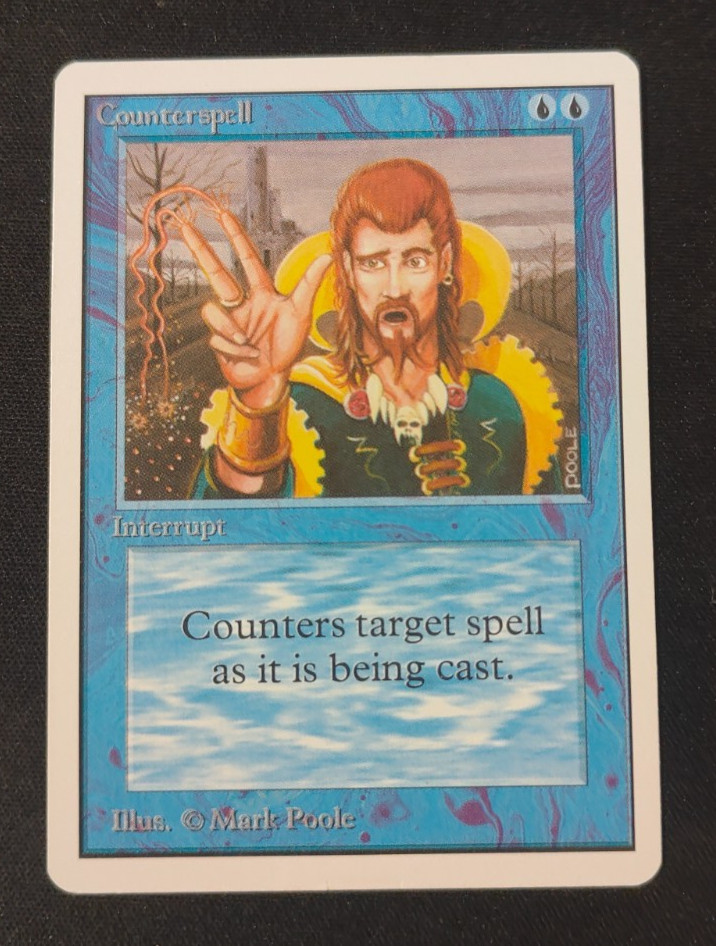 MTG: Counterspell UNLIMITED 2nd EDITION!!! LP!!! CLEAN!! Magic the Gathering!
