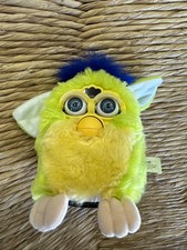 1999 Kiwi Furby Gen 5 Lime Green Yellow Dark Blue