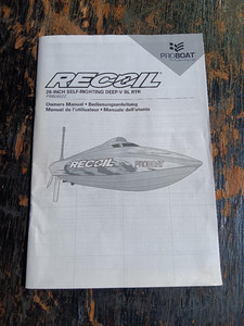 Proboat Recoil 26 RC Boat RECOIL MANUAL