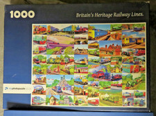BRITAIN'S HERITAGE RAILWAYS (steam & diesel engine)  jigsaw puzzles 1000 pieces,