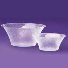 Cal-Mil CalMil 4031034 10 in Pebbled Acrylic Bell Bowl