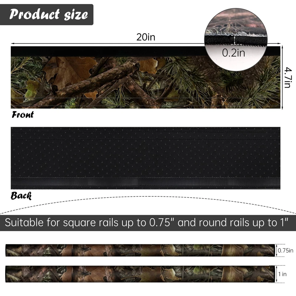 4 PCS Tree Stand Rail Pads,Summit Treestands Shooting Rail Pads,Ladder Tree S... - Image 2 of 4