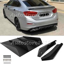 For Chevrolet Cruze Rear Bumper Diffuser 4-fin Spoiler Lip Splitterrear Spats
