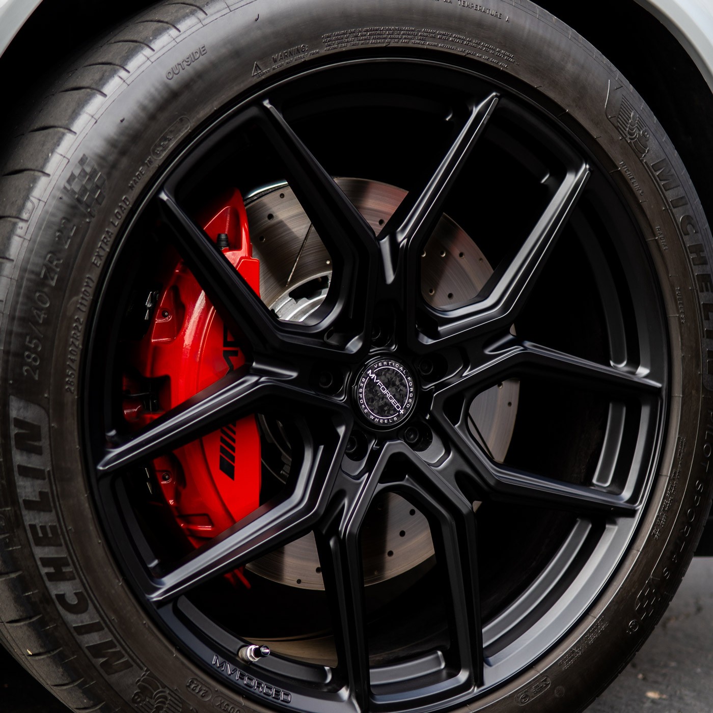 MV Forged MVF5 Black 22x9 22X10.5 Concave Wheels Rims Fits Rolls Royce Ghost