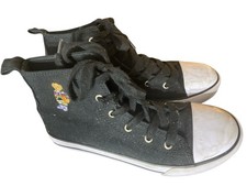 Polo Ralph Lauren Bear High Top Shoes Hampton Hi II Youth US Sz 3 Sneakers