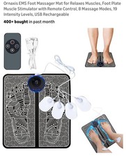 EMS Foot Massager with Remote Control, Pain-Relief for Feet Neuropathic Relief
