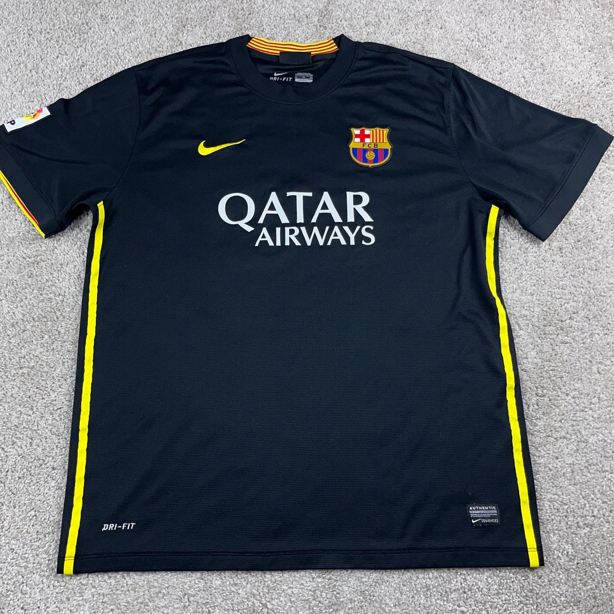 Nike FC Barcelona Black International Club Soccer Fan Apparel and