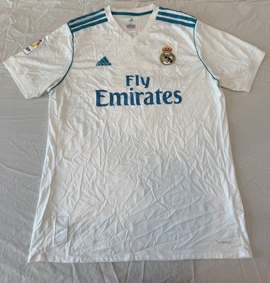 Adidas Real Madrid Sanchez #9 Jersey XL 2017 2018 Home Soccer Shirt White