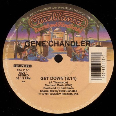 Gene Chandler / Edwin Starr - Get Down / Contact (12'', RE) (Very Good Plus (VG+)