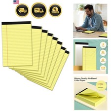 8 Pack 5x8 Small Note Pads 240 Sheets Perfora...
