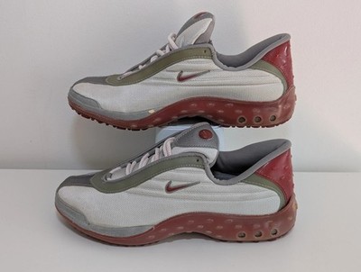 Nike Air Max Shaker White/Varsity Red-Grey-Metallic Silver. UK Größe 7