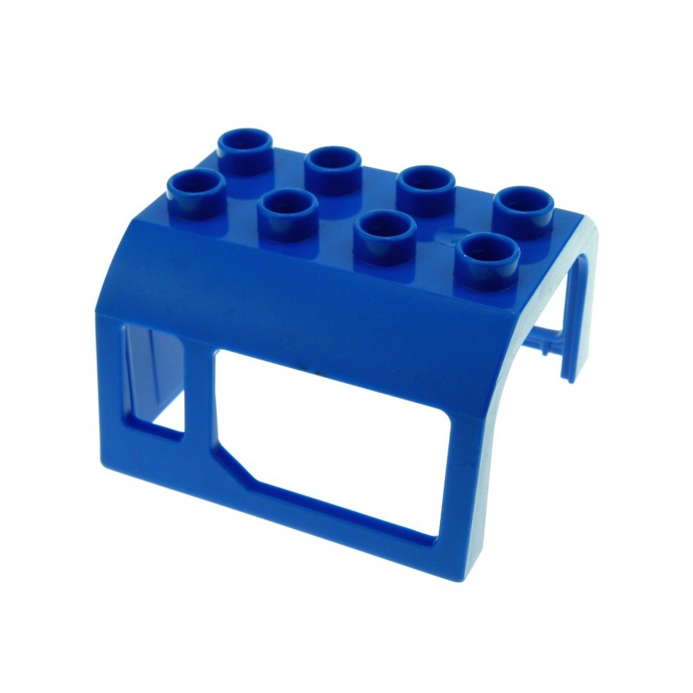 1X Lego Duplo Train Attachment 2X4 Blue Cabin Roof Locomotive E-Lok 51546
