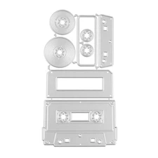 Retro Radio Cutting Dies Carbon Steel Die Cut Stencils Metal Embossing Stencils