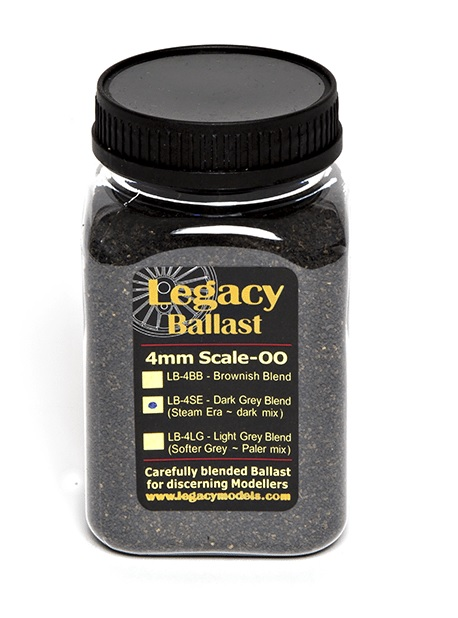 DCC Concepts LB-4SE Dark Grey Blend Ballast (Steam Era - Dark Mix) 4mm OO Gauge