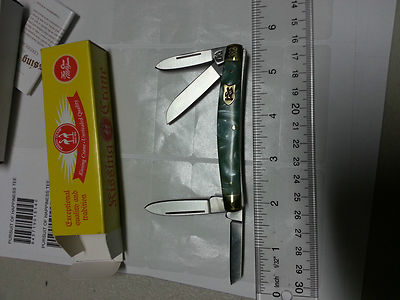  Kissing Crane Mint Julep Congress Folding Knife New KC5171