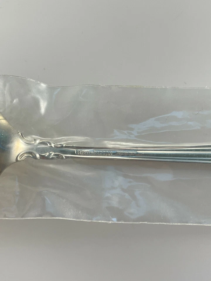 Cucharadita de plata esterlina del siglo XVIII Reed & Barton - 6 1/8" - Nueva Foto 3 de 3